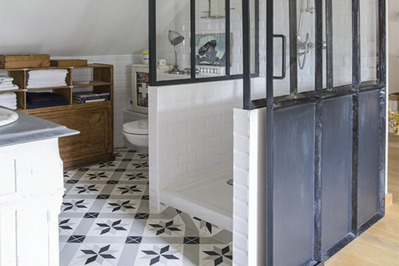 salle de bain maison dans une maison de charme en Normandie