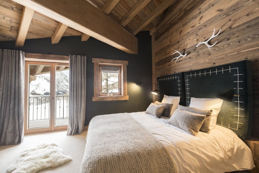 chambre chalet chic