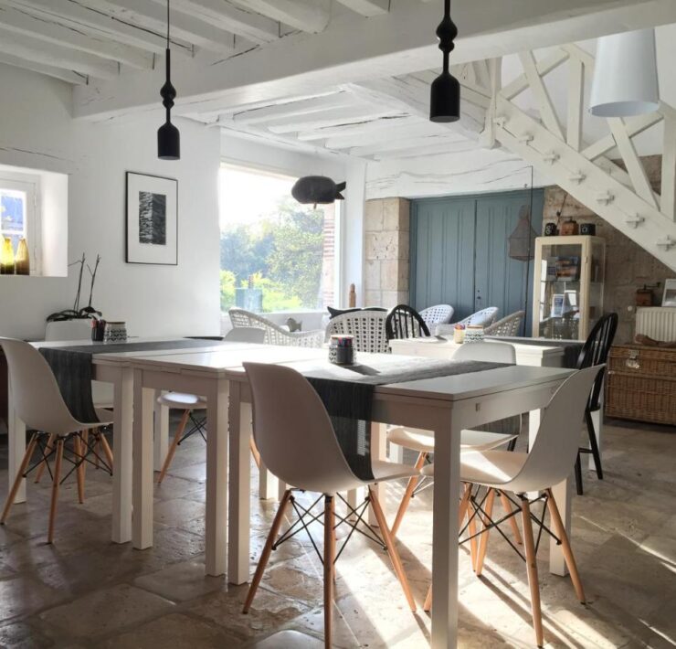 salon moulin style rustiqe