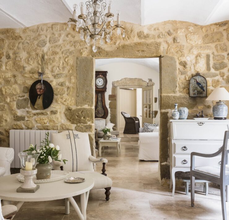 décoration salon maison méditerranéenne