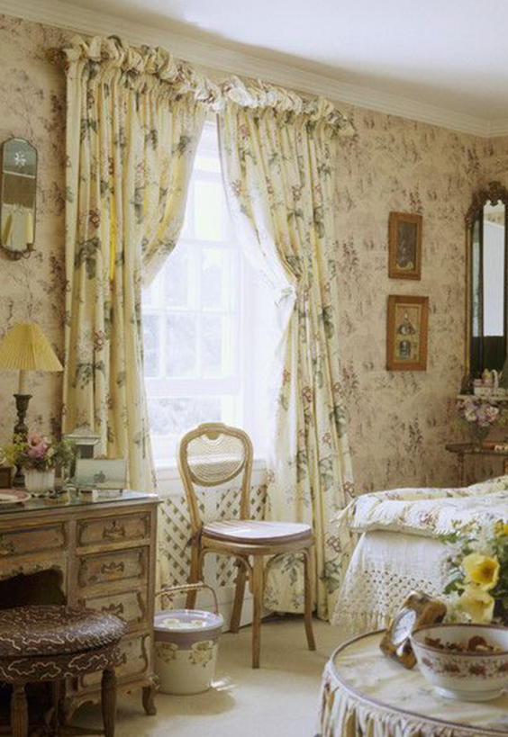 chambre décoration anglaise